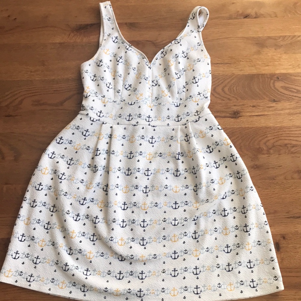 Cute summer dress with anchors all over it!